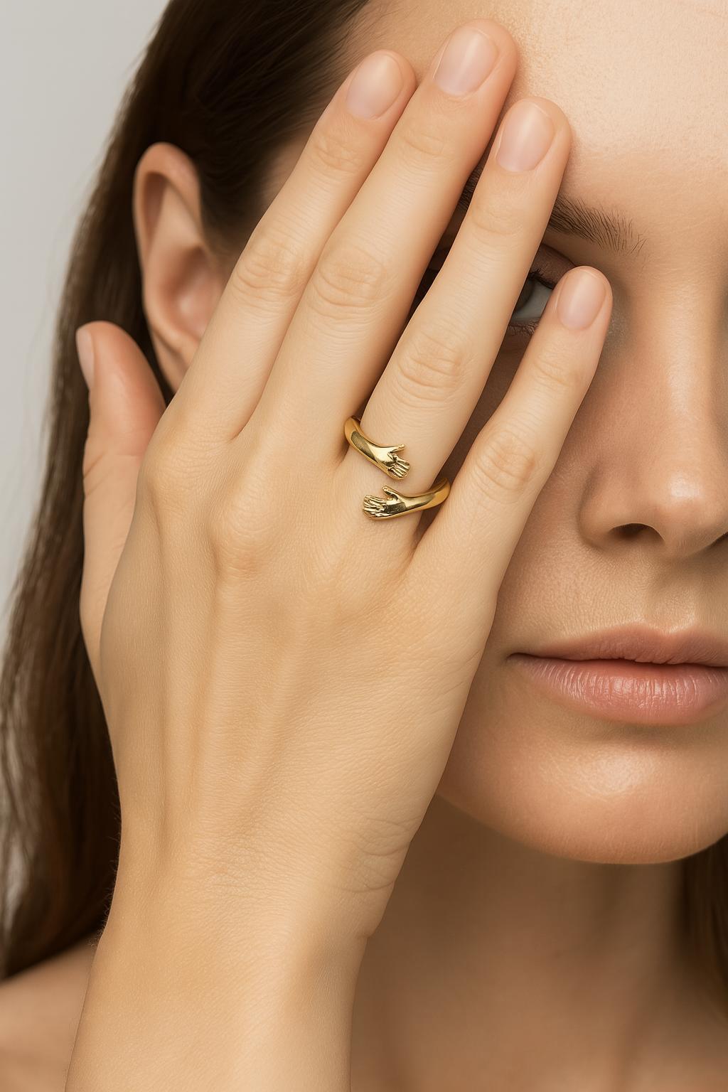 Welch Gold Çelik Tasarım Sevgili Yüzük