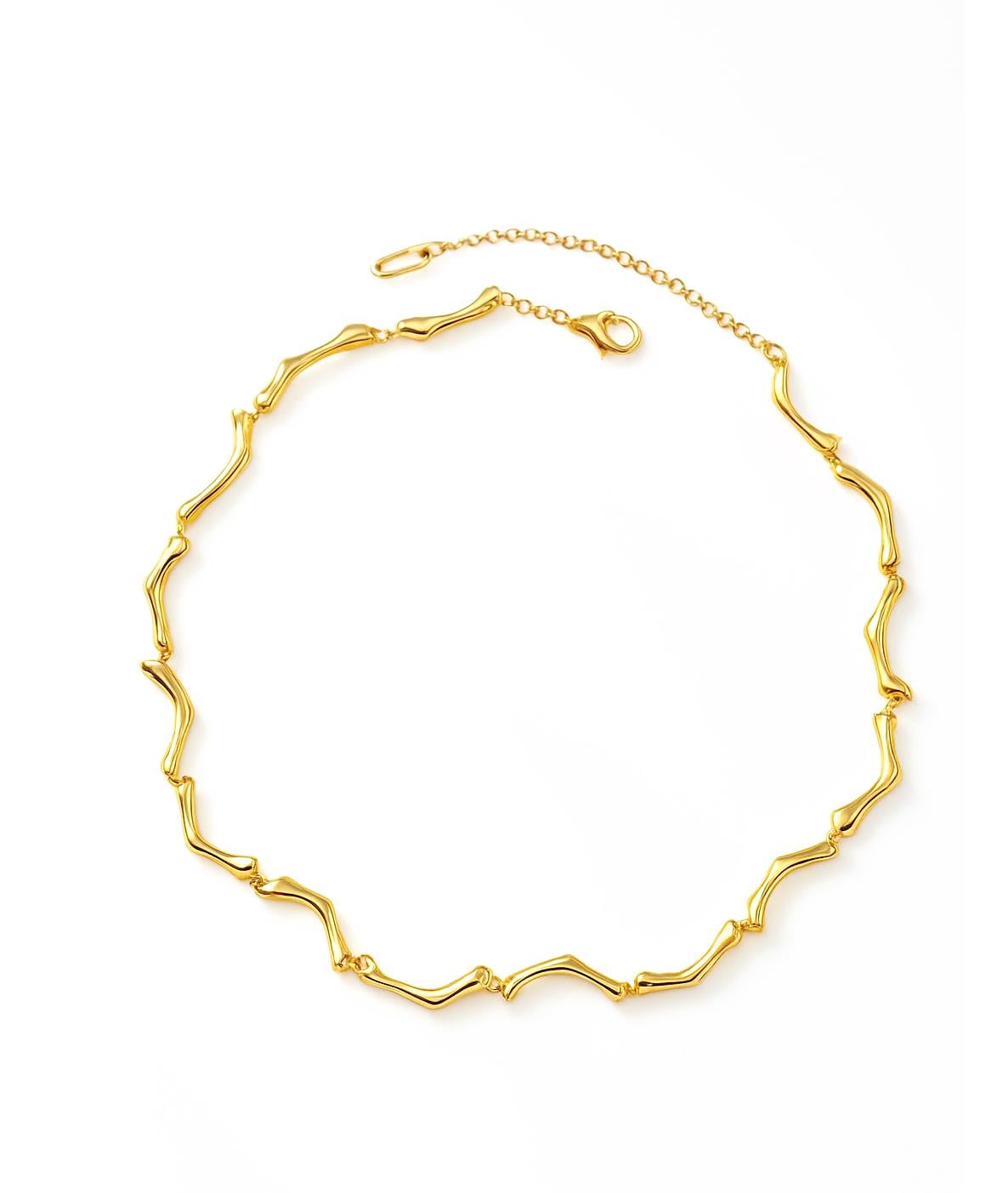 Welch Altın Kaplama Çelik Choker Kolye