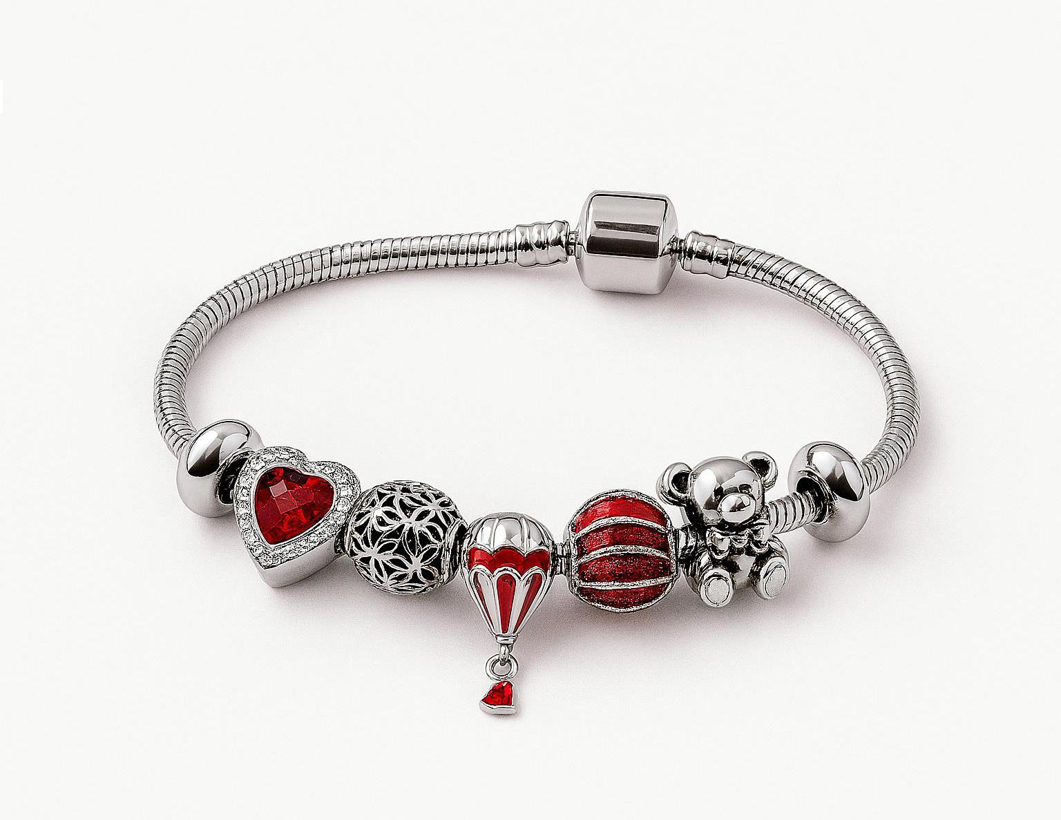 ​Welch Çelik Uçan Balon Charm Bileklik