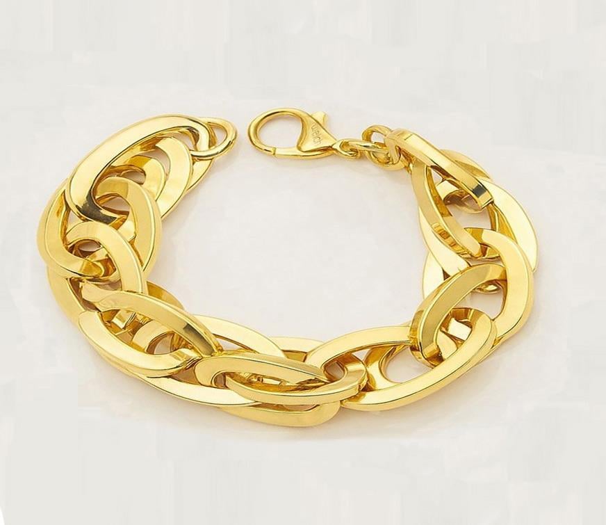 Welch Gold Zincir Kadın Çelik Bileklik Bileklik - WELCH 
