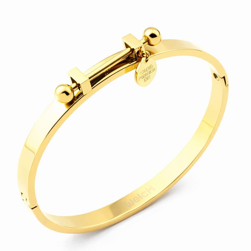Welch Gold Çelik Bileklik Çelik Kadın Bileklik ve Kelepçe Bileklik Modelleri - WELCH 