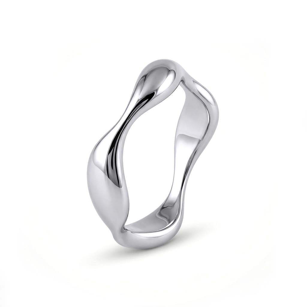 Welch Tasarım Çelik Yüzük Çelik Kadın Kolye, Bileklik, Küpe , Yüzük, Halhal  ve Piercing Modelleri- WELCH 