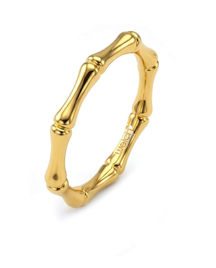 Welch Tasarım Gold Çelik Yüzük Çelik Kadın Kolye, Bileklik, Küpe , Yüzük, Halhal  ve Piercing Modelleri- WELCH 