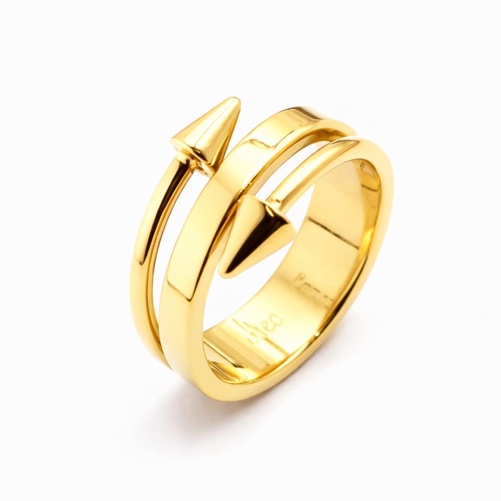Welch Gold Çelik Ok Yüzük Çelik Kadın Kolye, Bileklik, Küpe , Yüzük, Halhal  ve Piercing Modelleri- WELCH 