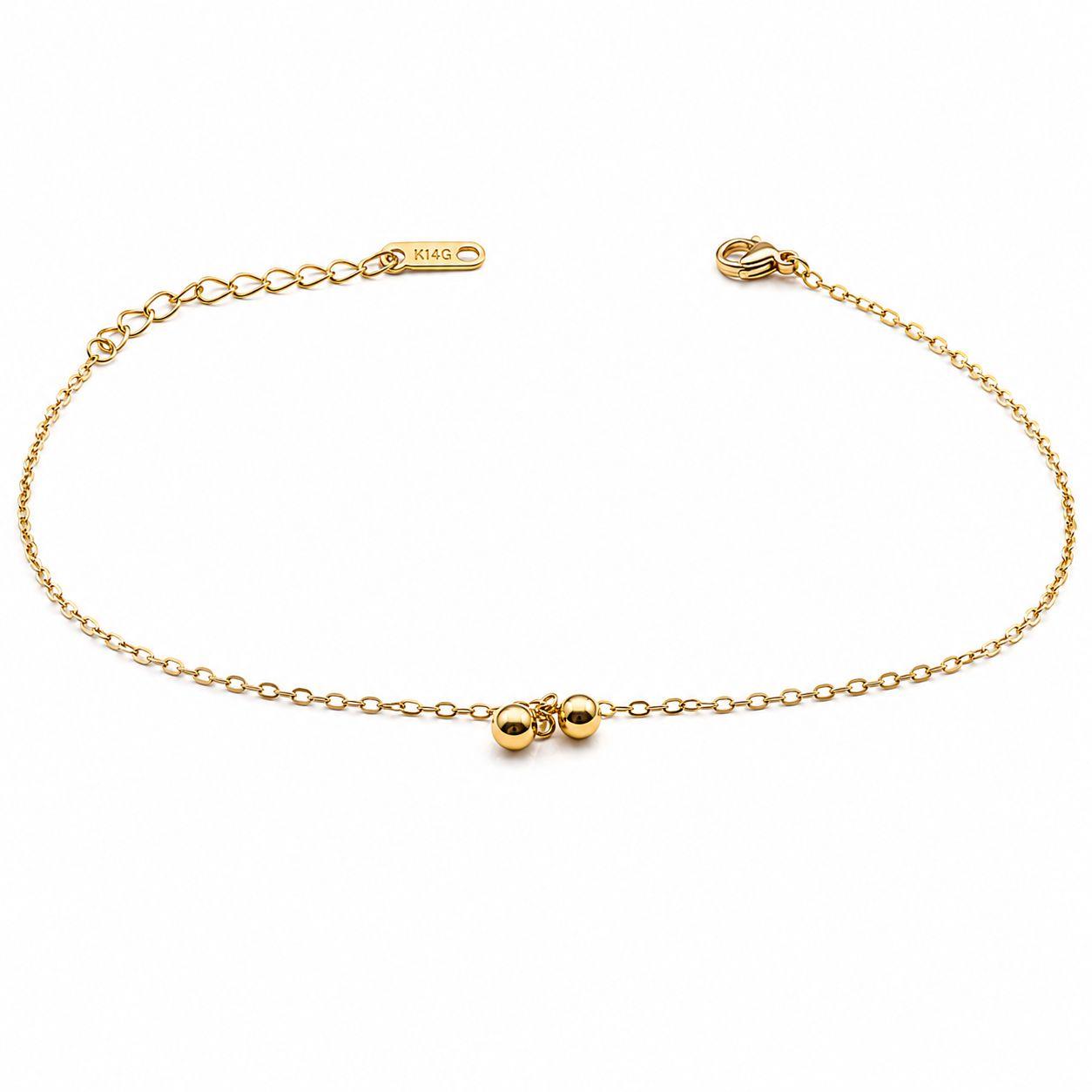 Welch Gold Çelik Top Halhal Çelik Kadın Kolye, Bileklik, Küpe , Yüzük, Halhal  ve Piercing Modelleri- WELCH 