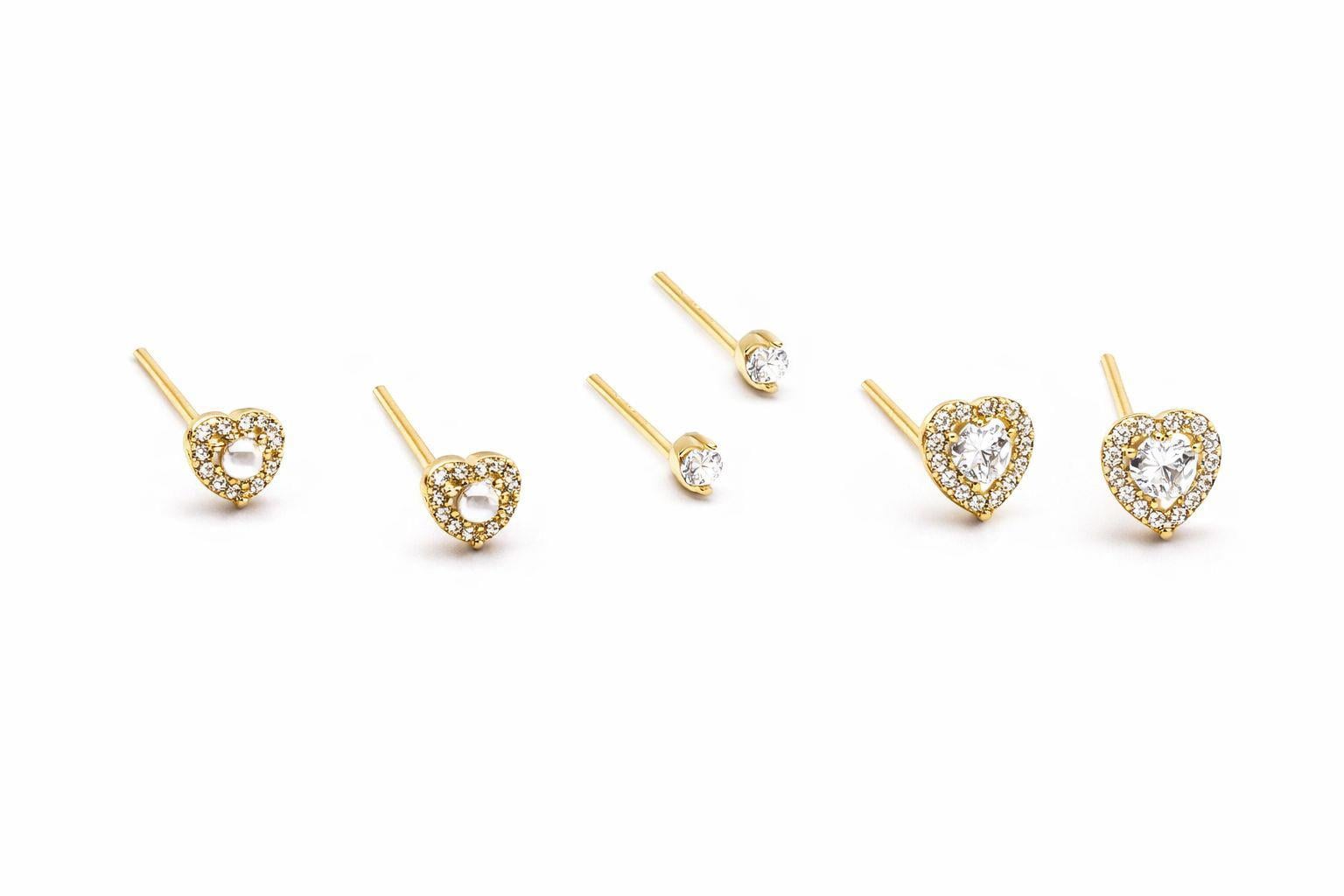 Welch Milano Kararmayan 925 Ayar Gümüş Kalp Küpe Çelik Kadın Kolye, Bileklik, Küpe , Yüzük, Halhal  ve Piercing Modelleri- WELCH 