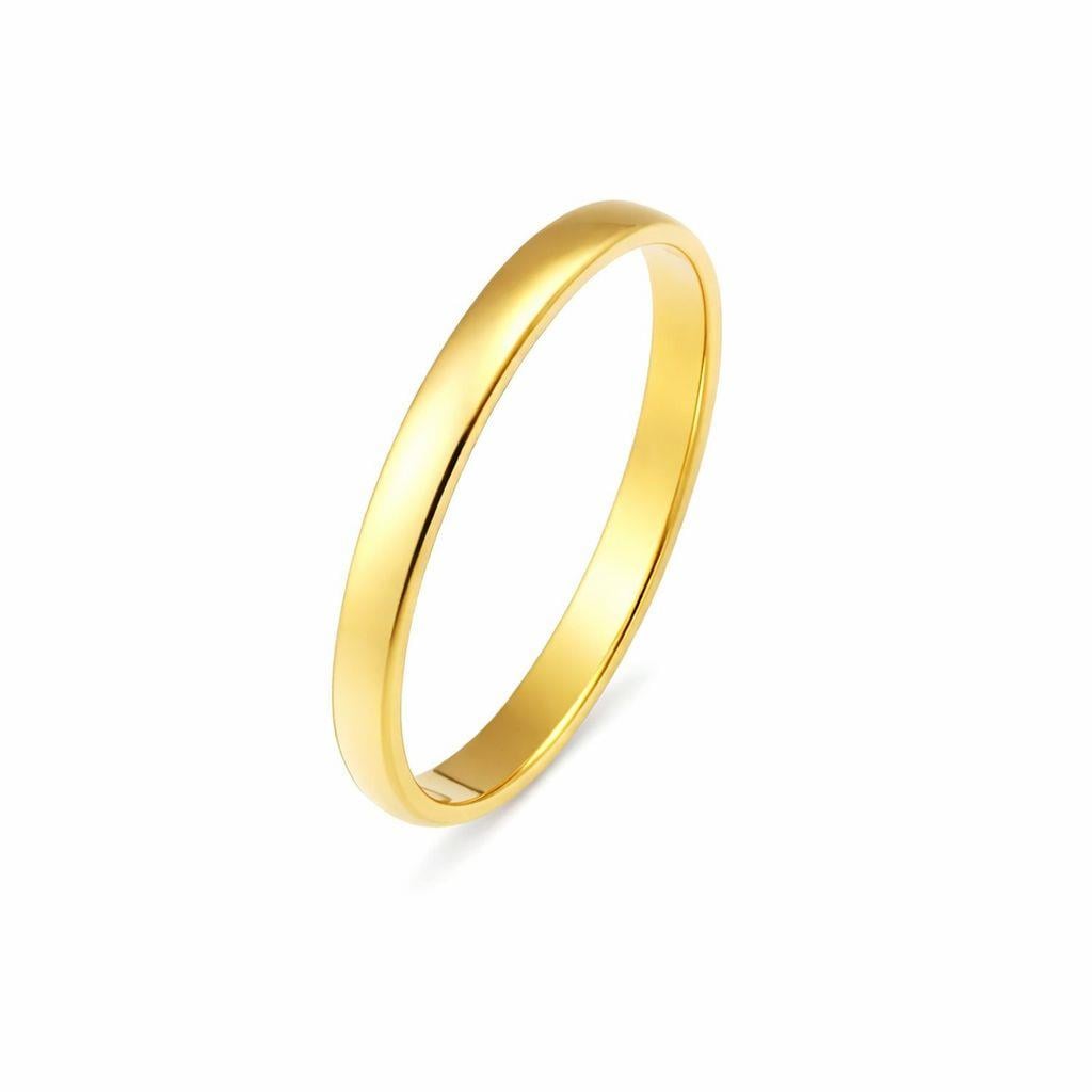 Welch Gold Çelik Minimal Yüzük Çelik Kadın Kolye, Bileklik, Küpe , Yüzük, Halhal  ve Piercing Modelleri- WELCH 
