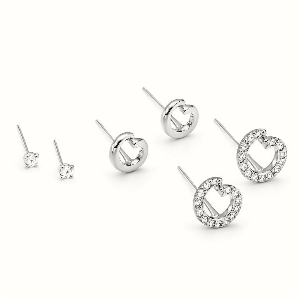 Welch Milano Kararmayan 925 Ayar Gümüş Halka Küpe Çelik Kadın Kolye, Bileklik, Küpe , Yüzük, Halhal  ve Piercing Modelleri- WELCH 