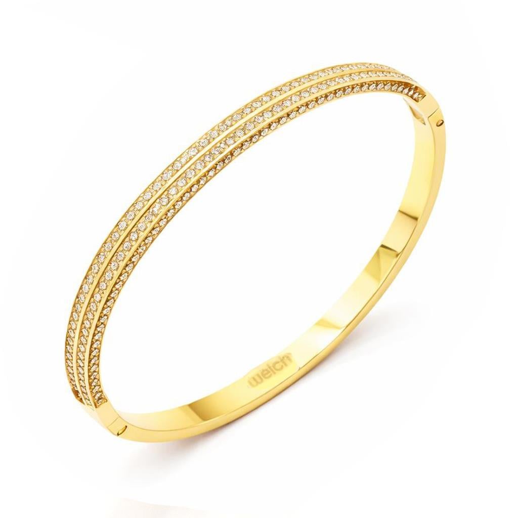 ​​​​Welch Gold Çelik Taşlı Bileklik Çelik Kadın Kolye, Bileklik, Küpe , Yüzük, Halhal  ve Piercing Modelleri- WELCH 