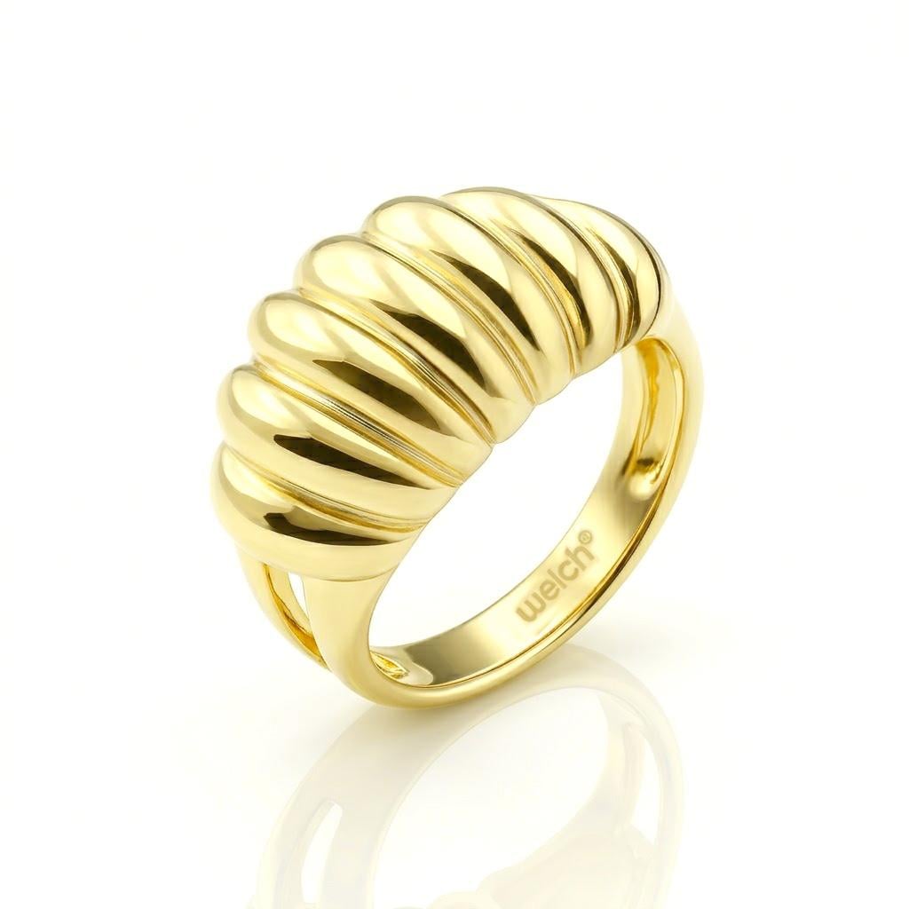 Welch Gold Çelik Yüzük Çelik Kadın Kolye, Bileklik, Küpe , Yüzük, Halhal  ve Piercing Modelleri- WELCH 