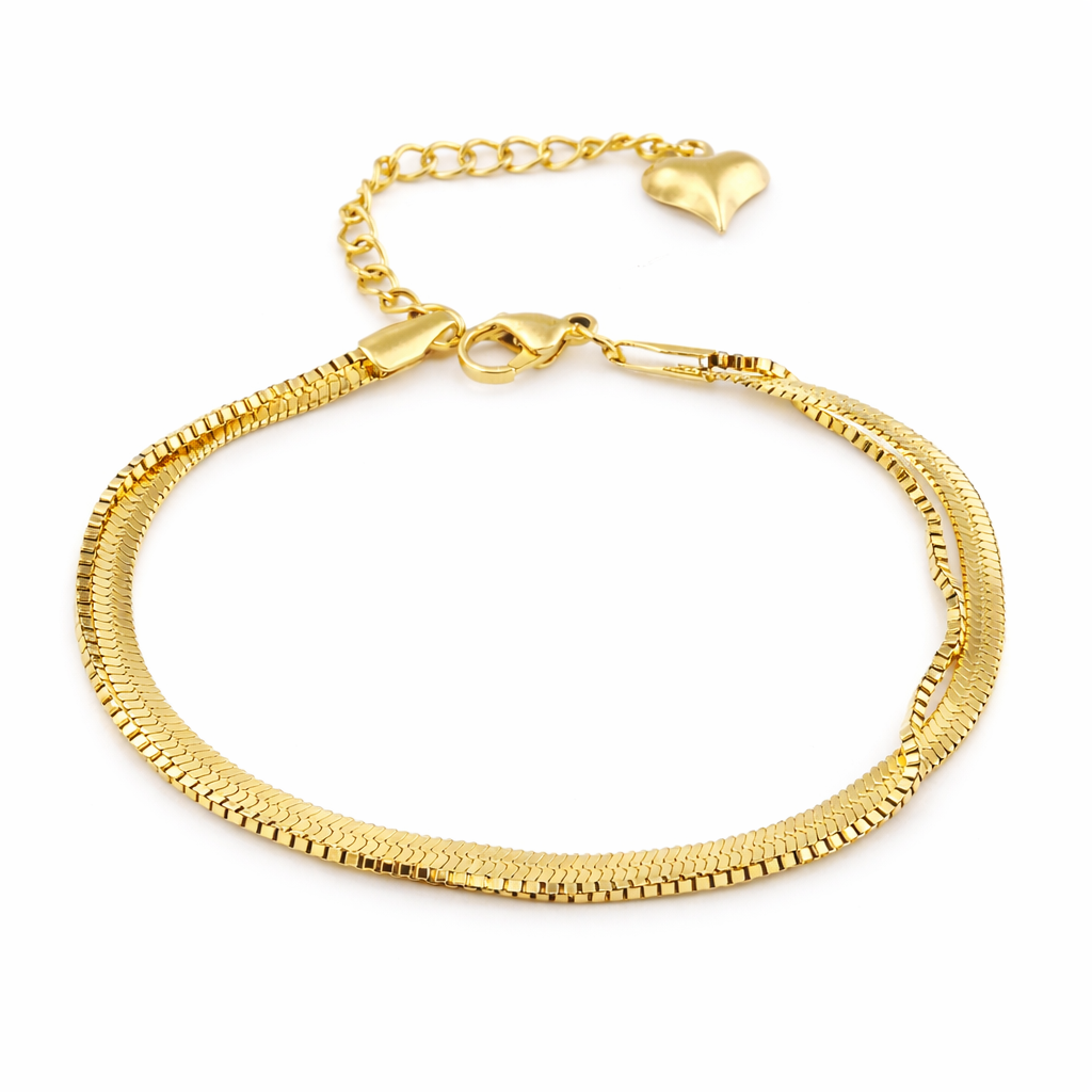 Welch Gold İtalyan Zincir Çelik Bileklik Çelik Kadın Kolye, Bileklik, Küpe , Yüzük, Halhal  ve Piercing Modelleri- WELCH 