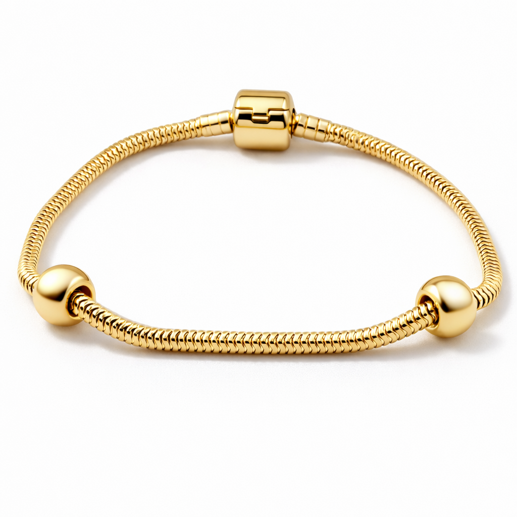 Welch 18 Cm Gold Çelik Charm Bileklik Charm Bileklik ve Charm Modelleri - WELCH 