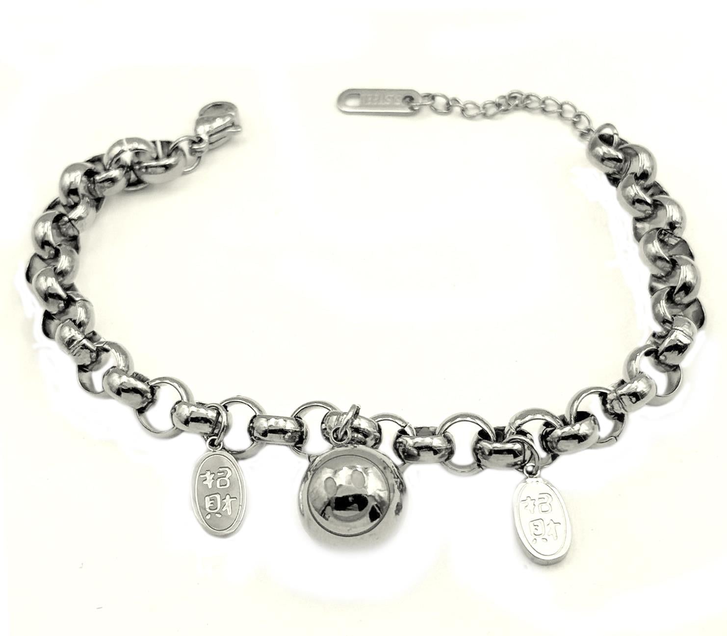 Welch Çelik Zincirli Şans Bileklik