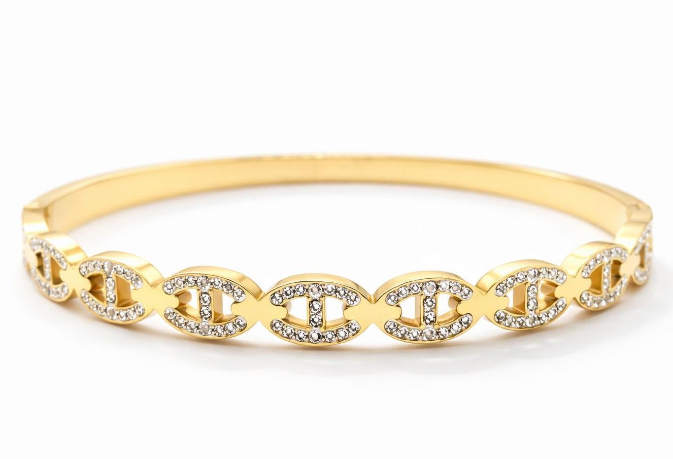 ​Welch Gold Taşlı Çelik Bileklik Hediye Bileklik Modelleri ve Bileklik Fiyatları I WELCH 