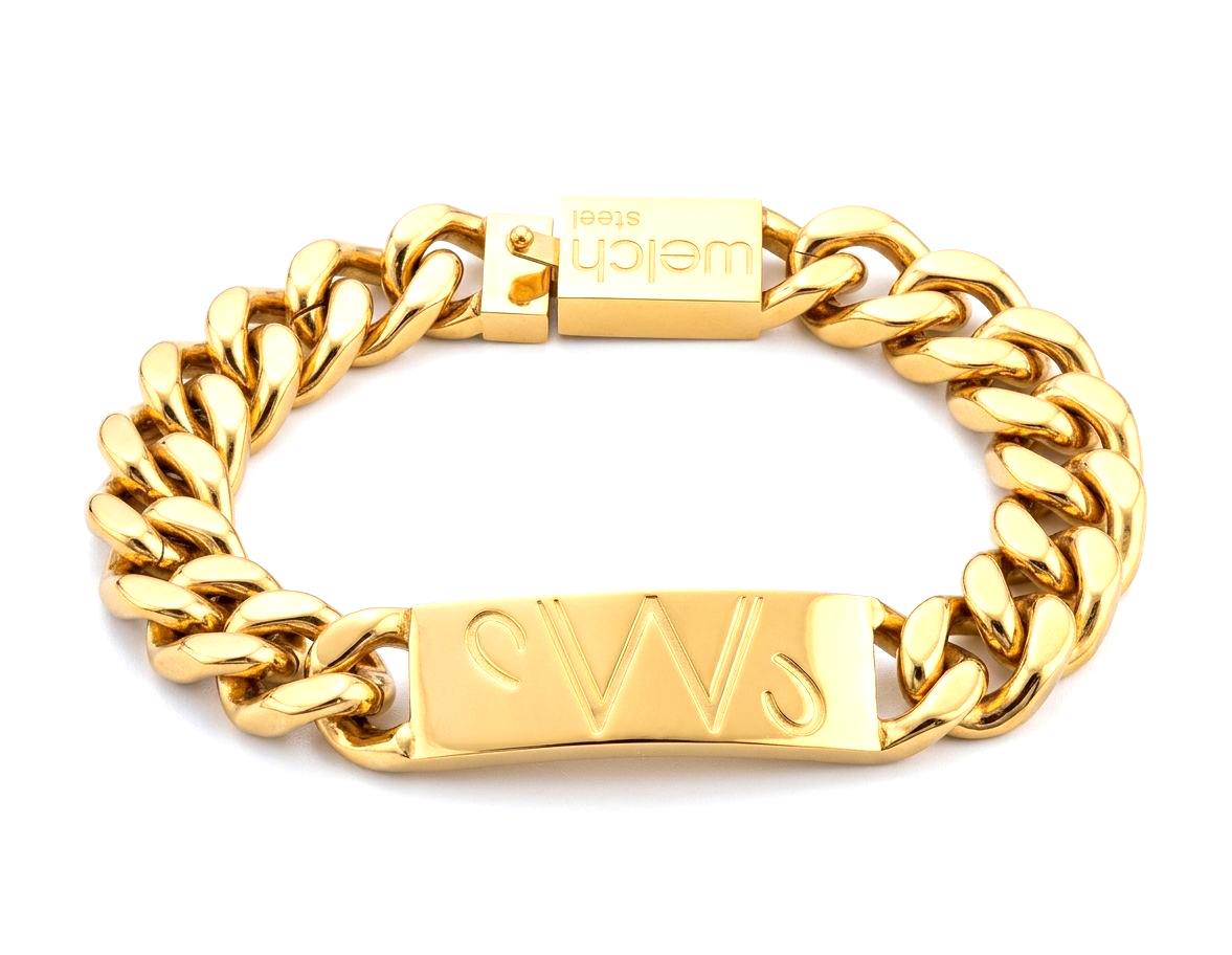 ​Welch Gold Çelik Zincirli Bileklik Hediye Bileklik Modelleri ve Bileklik Fiyatları I WELCH 