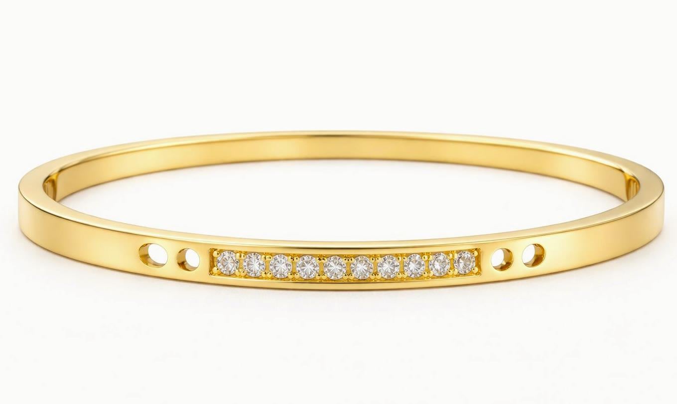 Welch Gold Taşlı Kadın Çelik Bileklik Hediye Bileklik Modelleri ve Bileklik Fiyatları I WELCH 