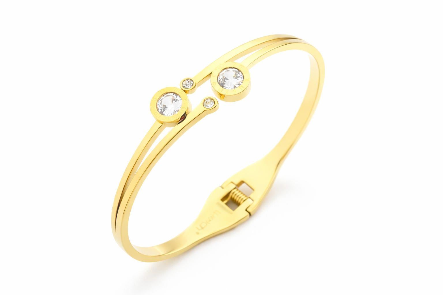 Welch Gold Roma Rakamlı Kadın Çelik Bileklik Hediye Bileklik Modelleri ve Bileklik Fiyatları I WELCH 