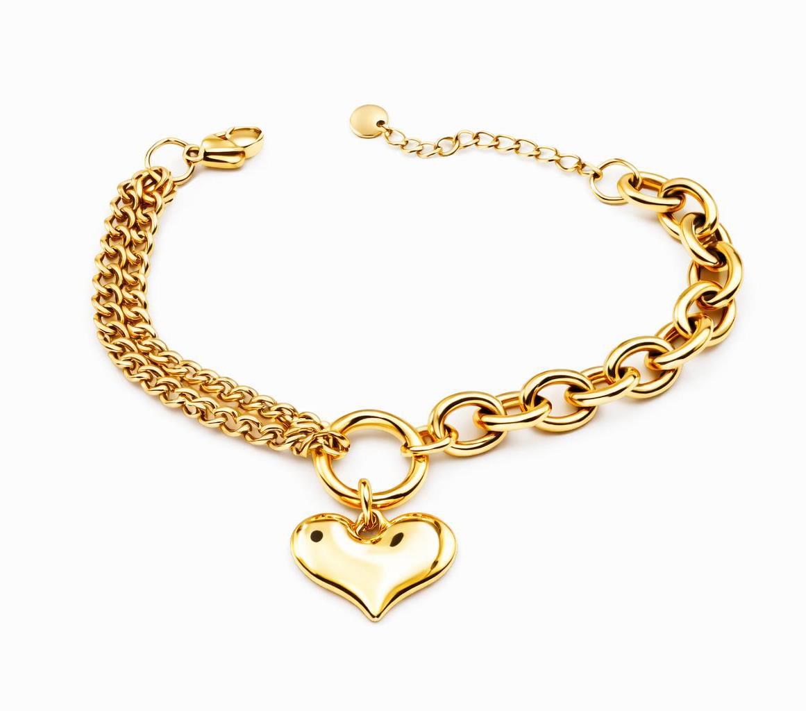 Welch Steel Heart Bracelet
