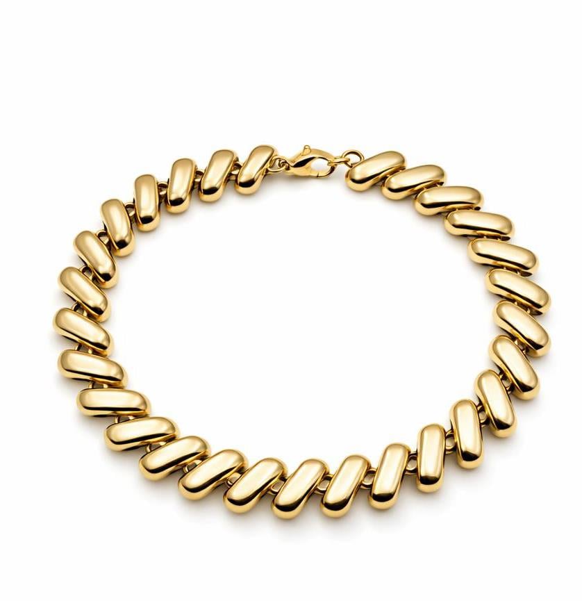 Welch Çelik Chunky Oval Halka Bileklik Kadın Bileklik ve Welch Çelik Chunky Oval Halka Bileklik Modelleri - WELCH 