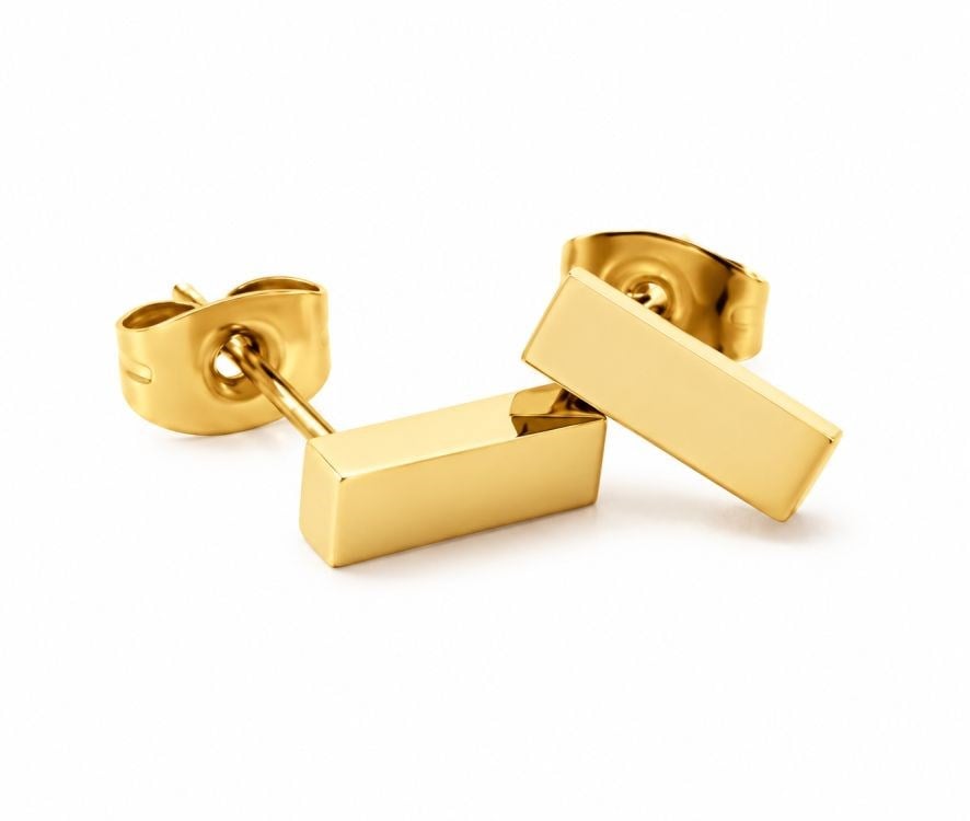 ​​​​​​​​​​​​​​Welch Çubuk Gold Çelik Küpe Kadın Çelik Küpe Modelleri ve Çelik Küpe Fiyatları - WELCH 