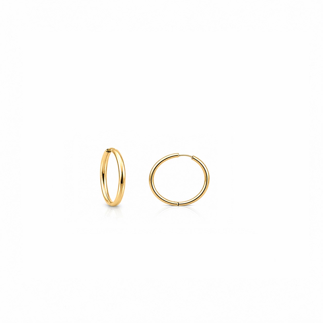 ​​​​​​​​​​​​​​Welch Gold Kaplama Çelik Büyük Halka Küpe  Kadın Çelik Küpe Modelleri ve Çelik Küpe Fiyatları - WELCH 