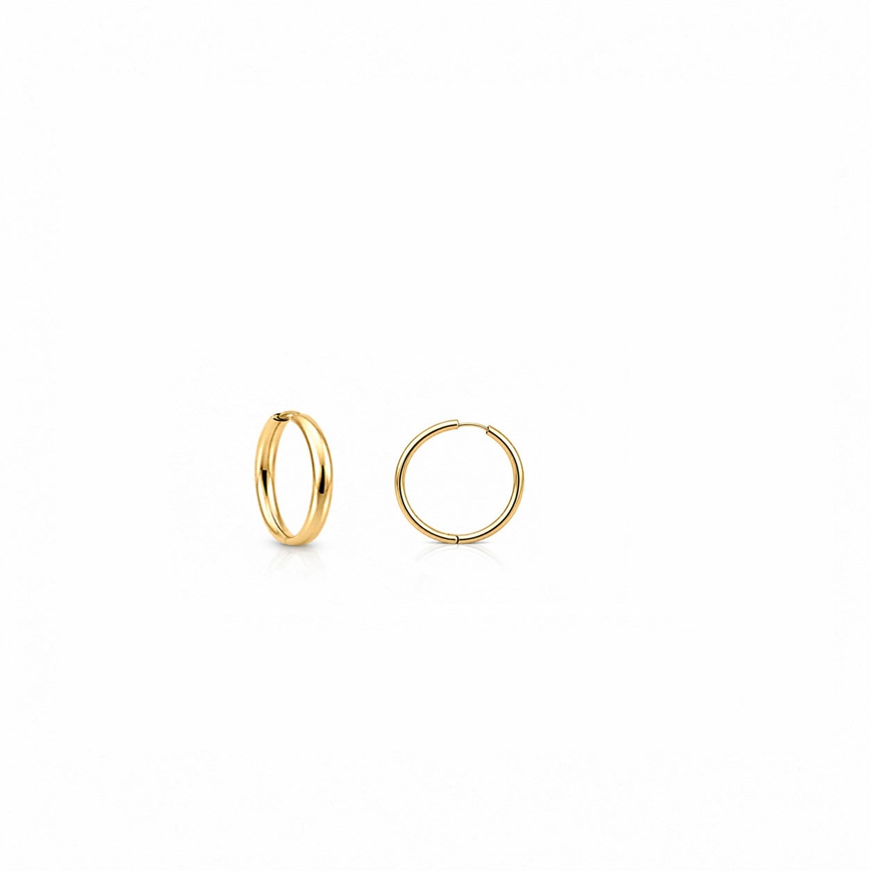 ​​​​​​​​​​​​​​Welch Gold Kaplama Çelik Büyük Halka Küpe  Kadın Çelik Küpe Modelleri ve Çelik Küpe Fiyatları - WELCH 