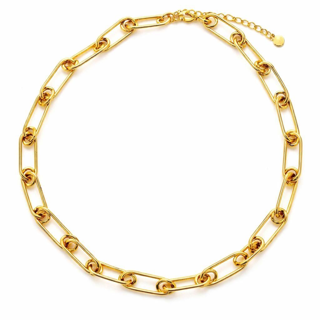 ​​Welch Gold Steel Necklace