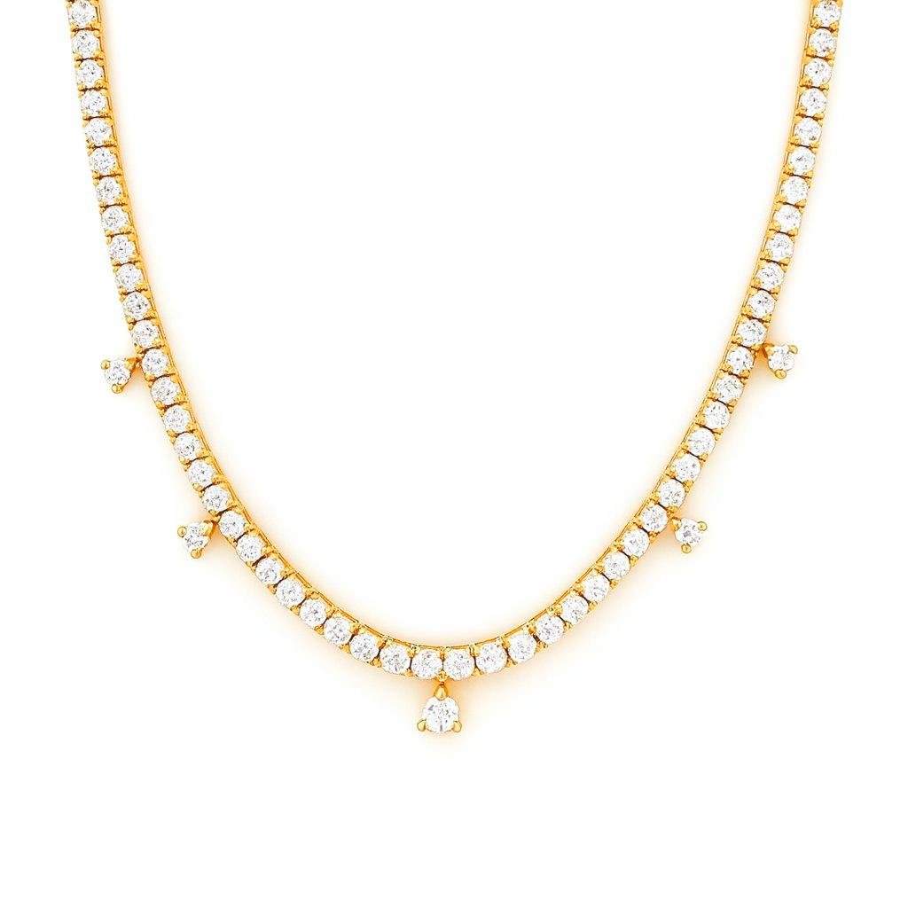 Welch Çelik Damla Taşlı Su Yolu Kolye Kadın Kolye ve Kadın Çelik Kolye Modelleri - WELCH 