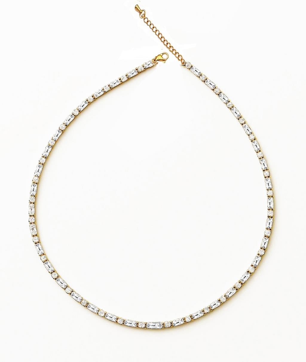 Welch Çelik Baget Taşlı Su Yolu Kolye