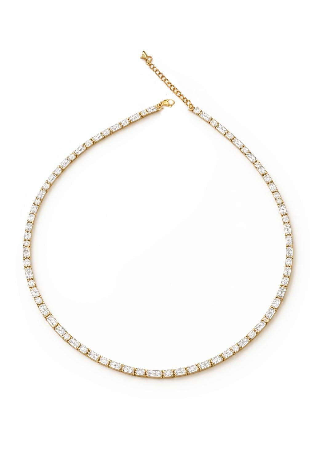 Welch Çelik Baget Taşlı Su Yolu Kolye