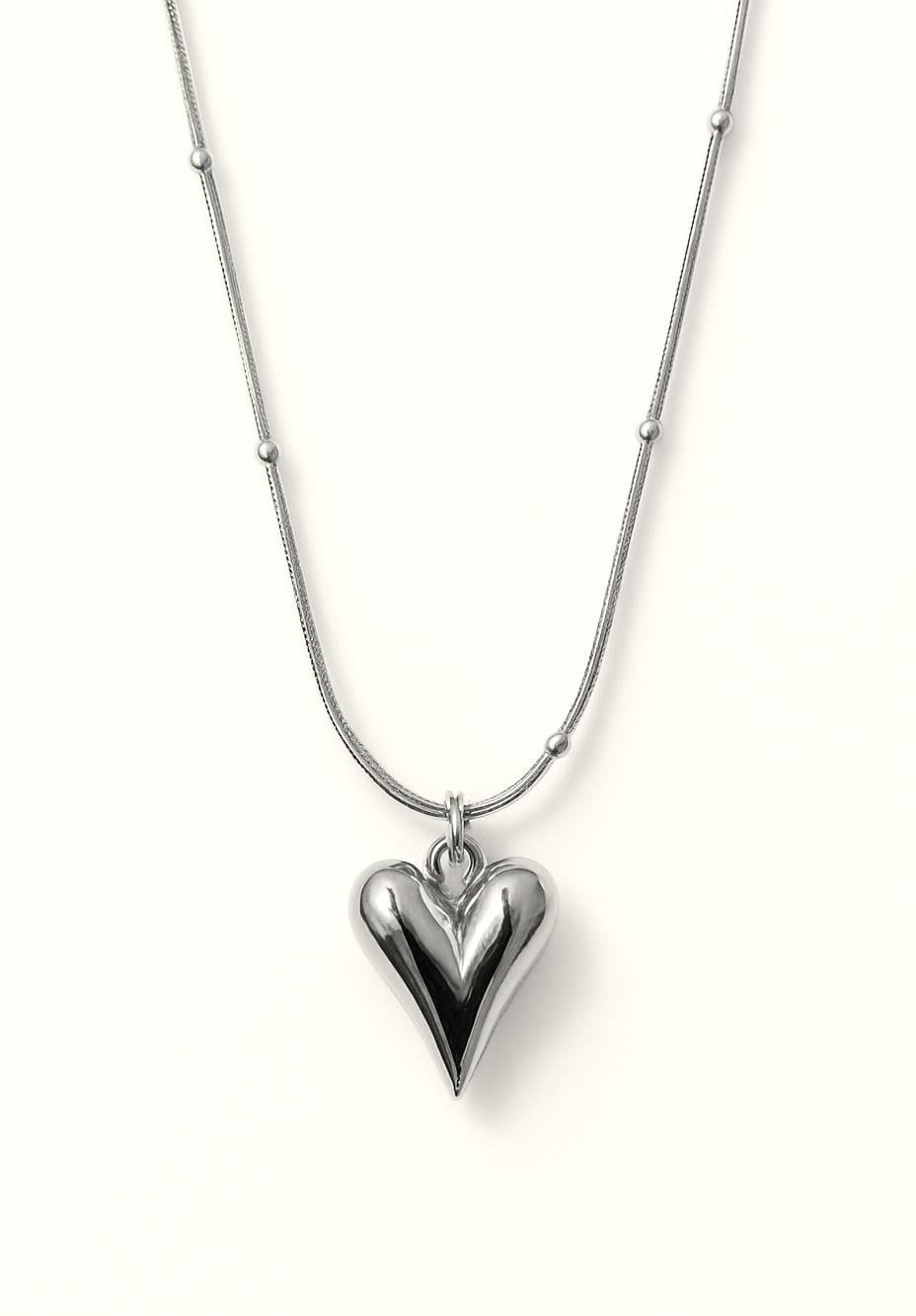 Welch Steel Heart Necklace