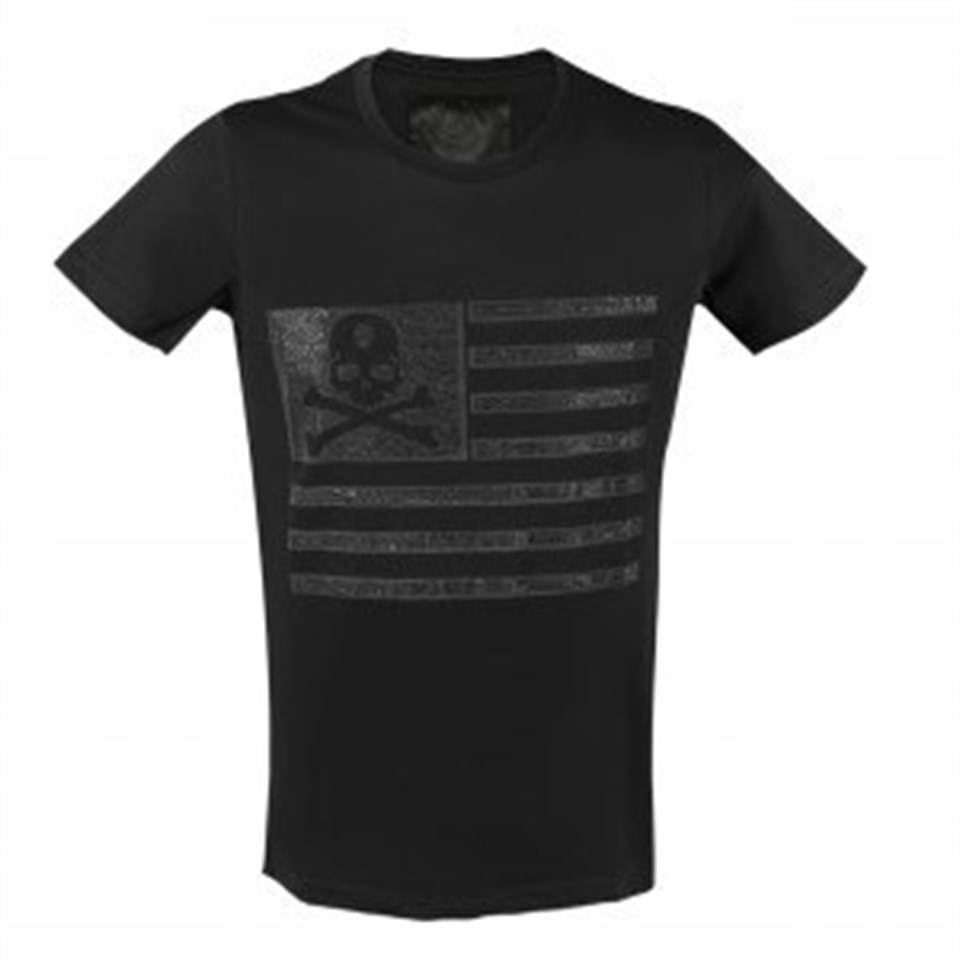 U-1945 Mc Element Stone Skull T-Shirt