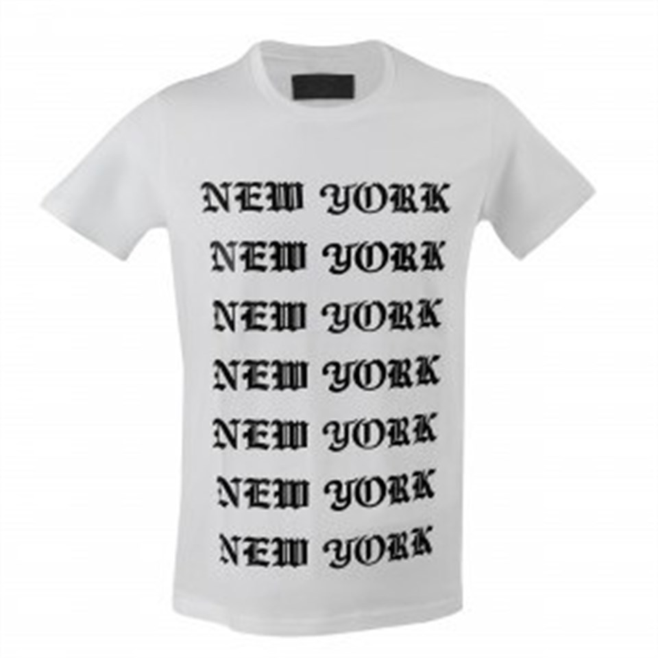 U-1945 Mc Element Taşlı New York T-Shirt