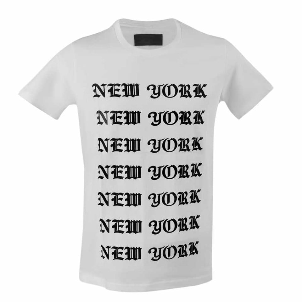 U-1945 Mc Element Taşlı New York T-Shirt