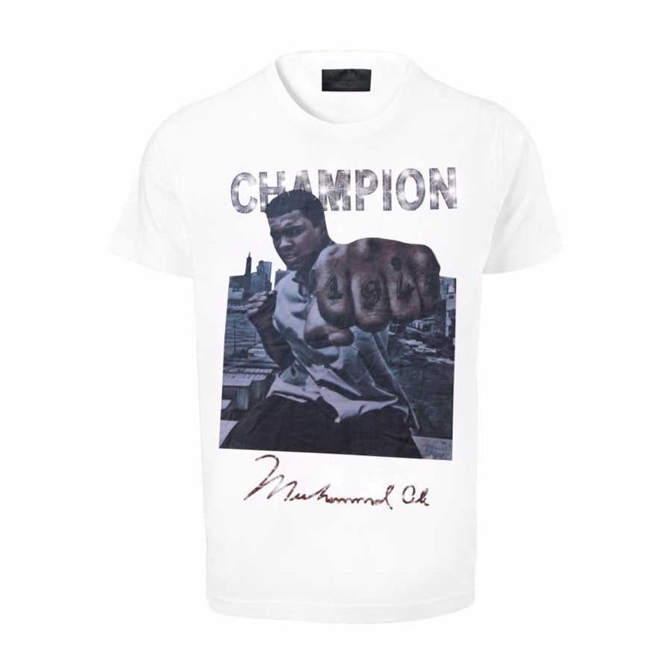 U-1945 Mc Element Taşlı Şampiyon Muhammed Ali T-Shirt