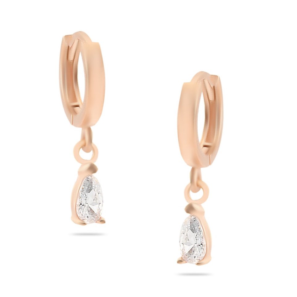 Welch 925 Sterling Silver Drop Stone Earrings