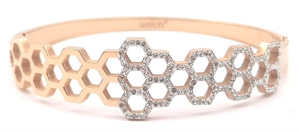 Welch Arı Peteği Çelik Bileklik