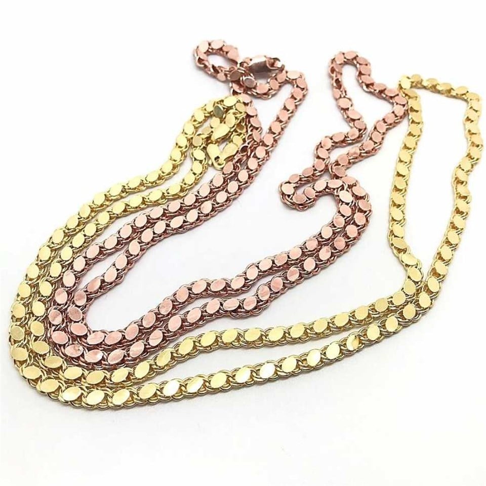 Welch Barley Chain 925 Sterling Silver Necklace