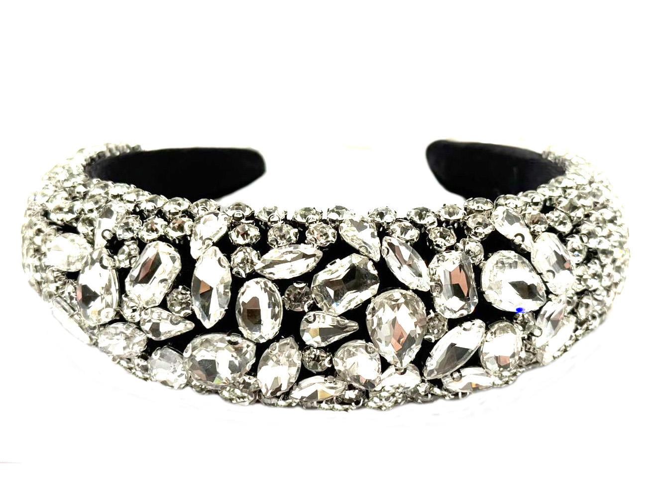 Welch Bijoux Kristal Taşlı Taç