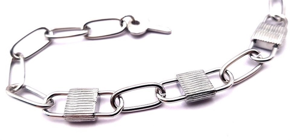 Welch Steel Padlock Bracelet