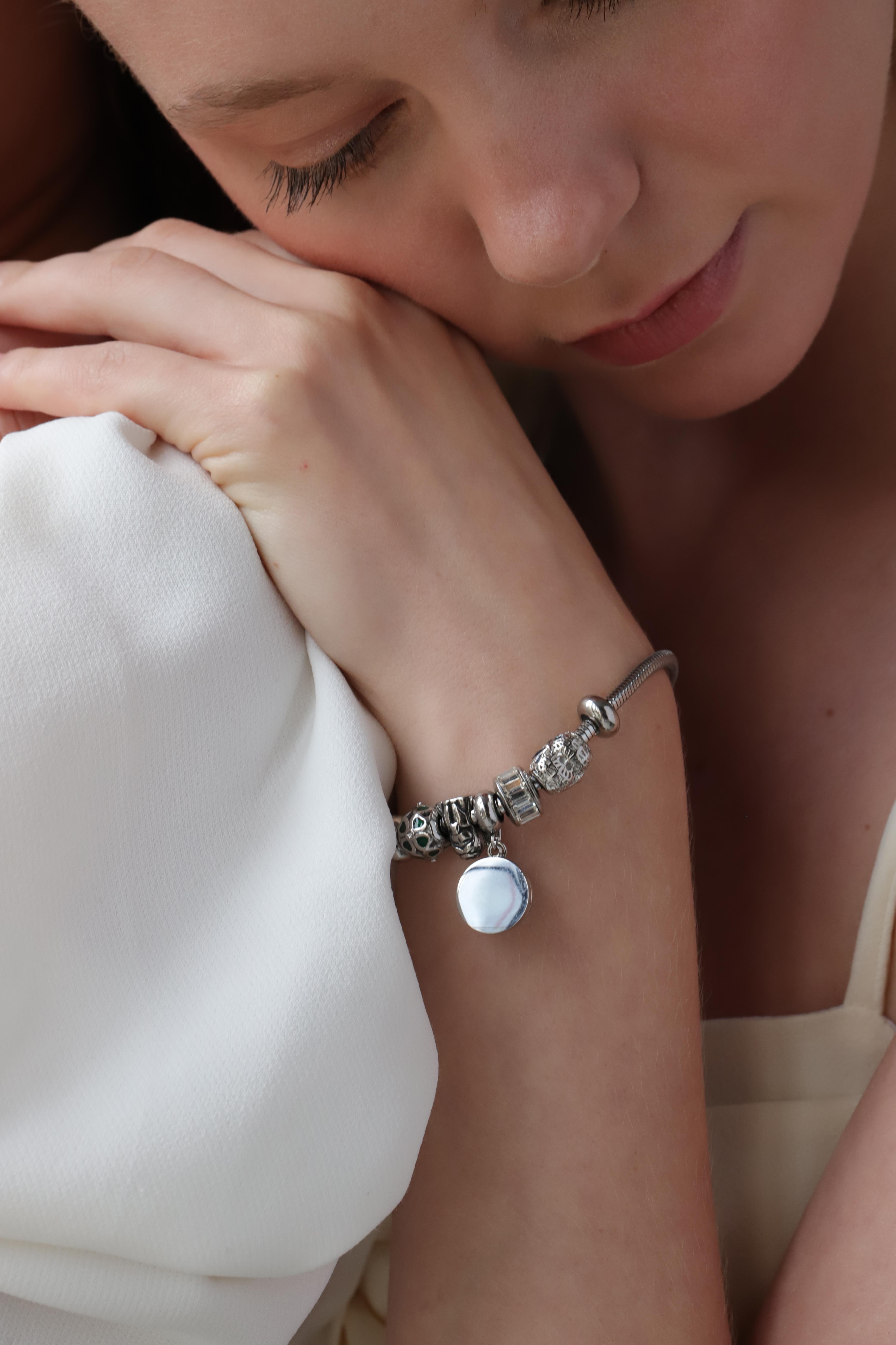 ​​Welch Steel Charm Bracelet