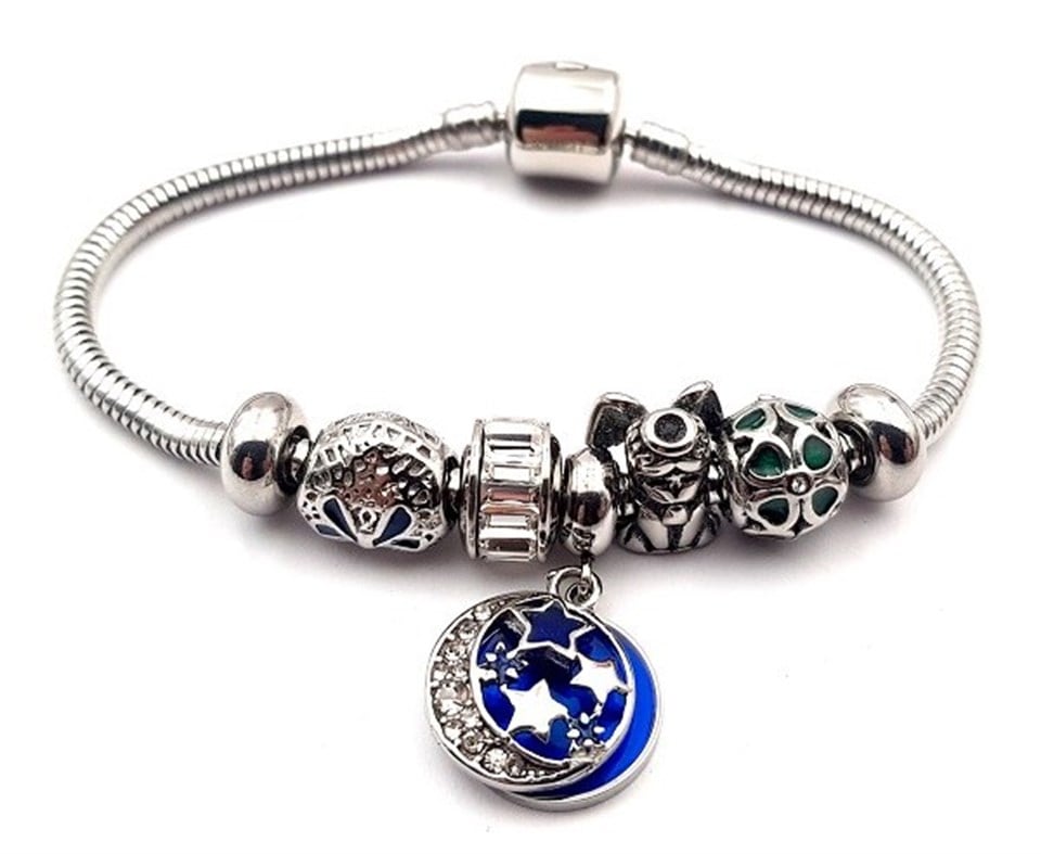 ​​Welch Steel Charm Bracelet
