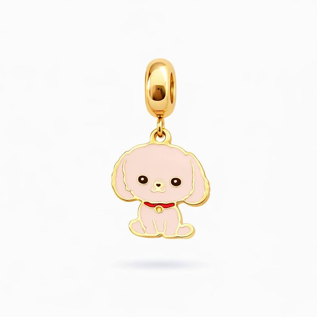Welch Çelik Sevimli Köpek Charm  Welch Çelik Charm Modelleri - WELCH 