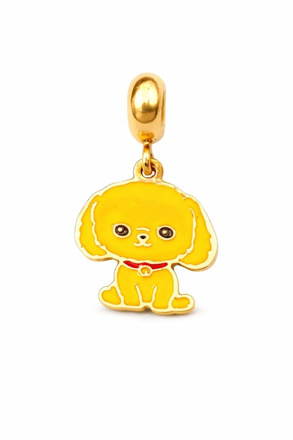 Welch Gold Çelik Köpek Charm  Welch Çelik Charm Modelleri - WELCH 