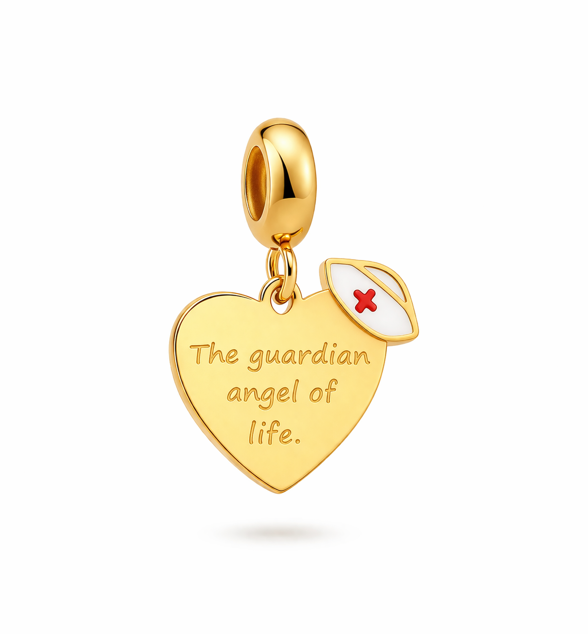 Welch Gold Çelik Kalpli Charm  Welch Çelik Charm Modelleri - WELCH 