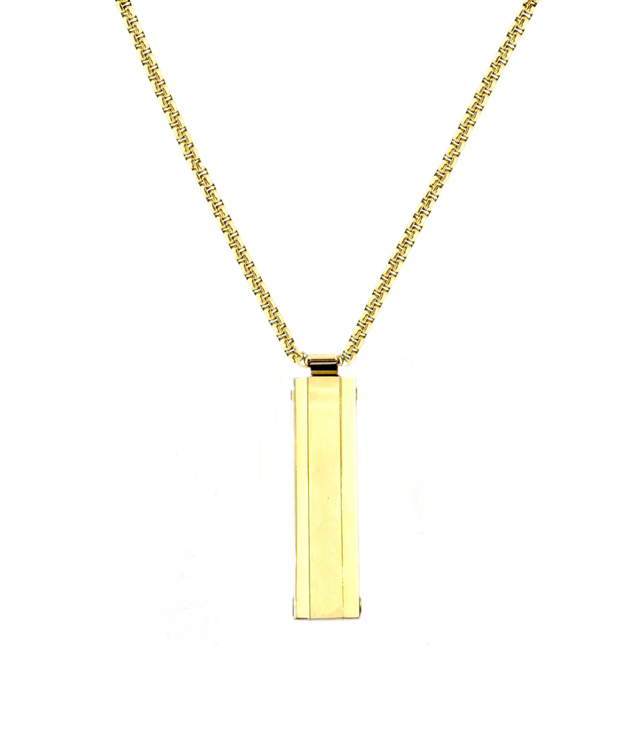 Welch Çelik Erkek Çubuk Kolye