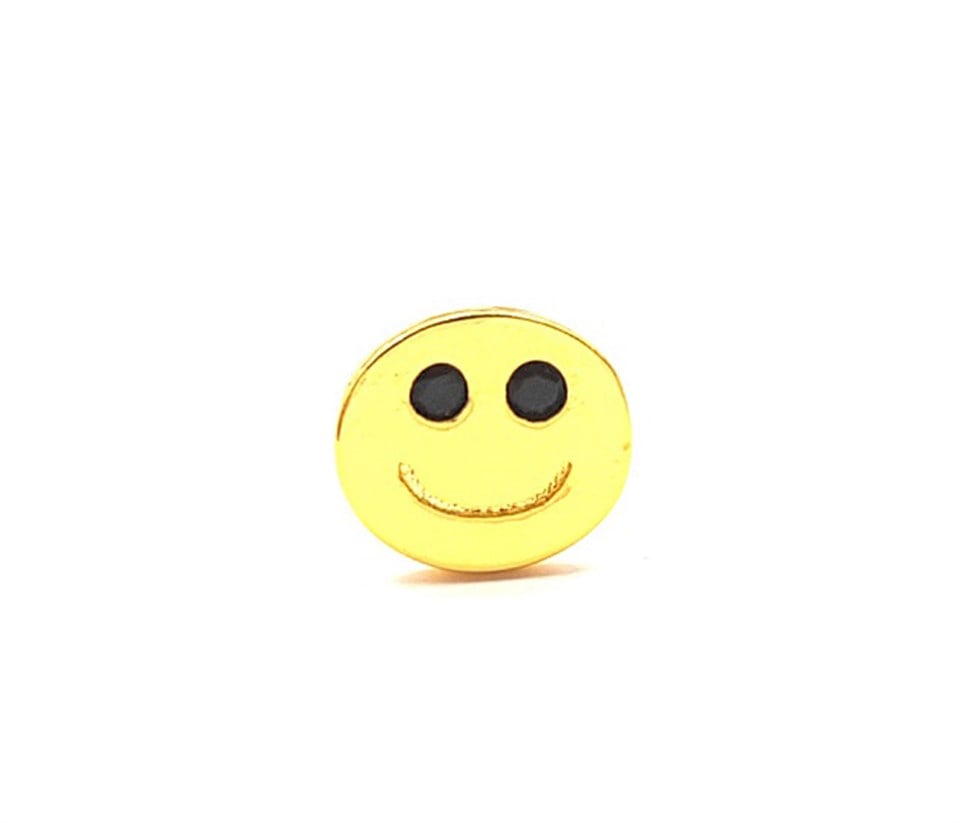 Welch Çelik Helix Tragus Emoji Piercing