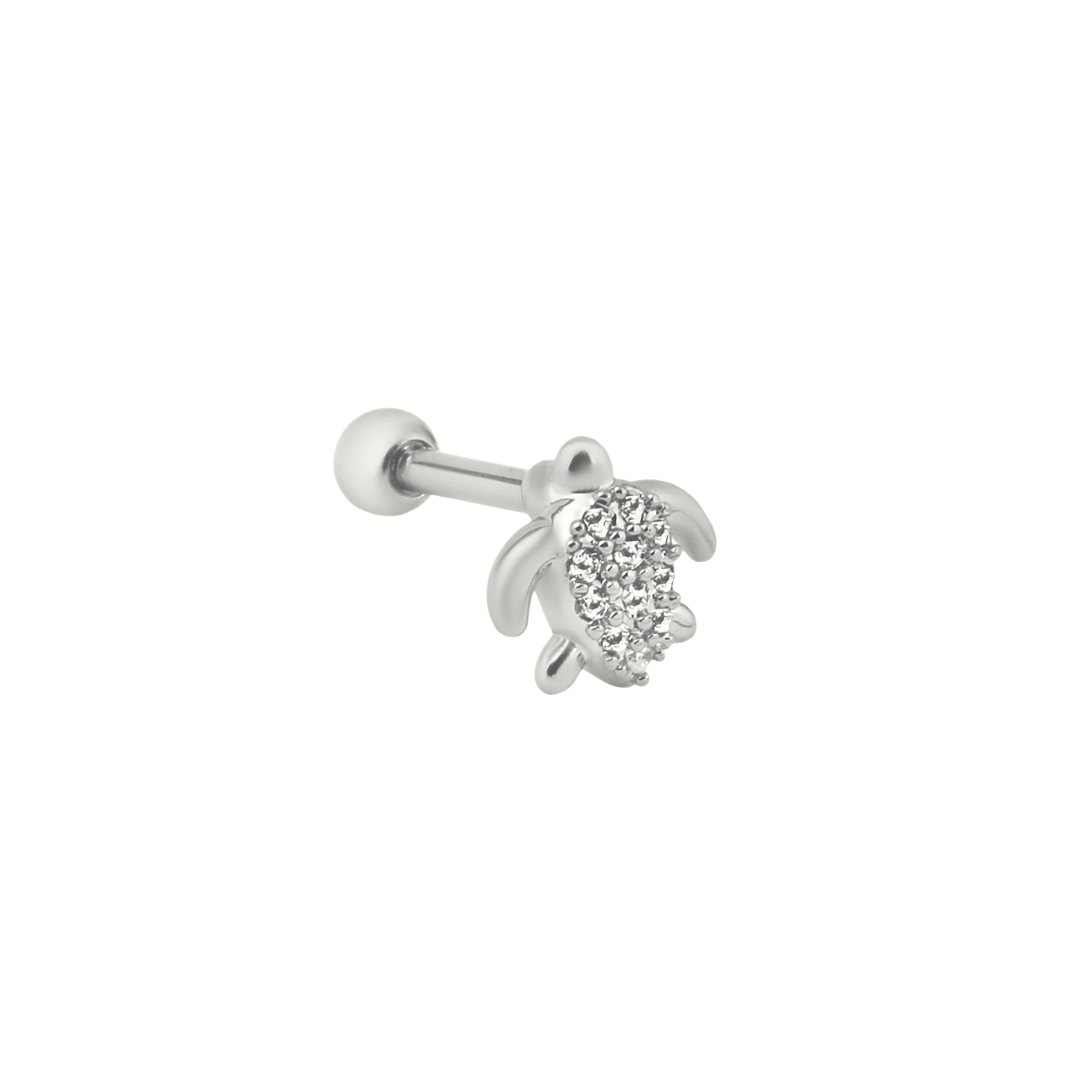 Welch Çelik Helix Tragus Kaplumbağa Piercing