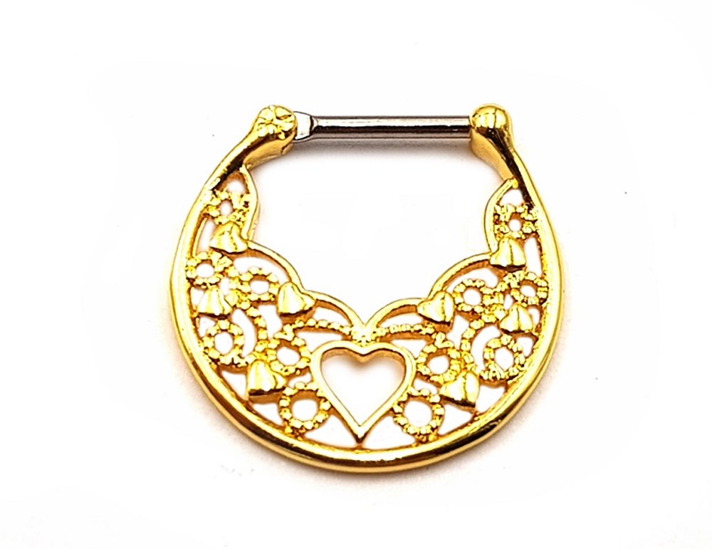 Welch Çelik Lotus Çiçeği Septum Piercing