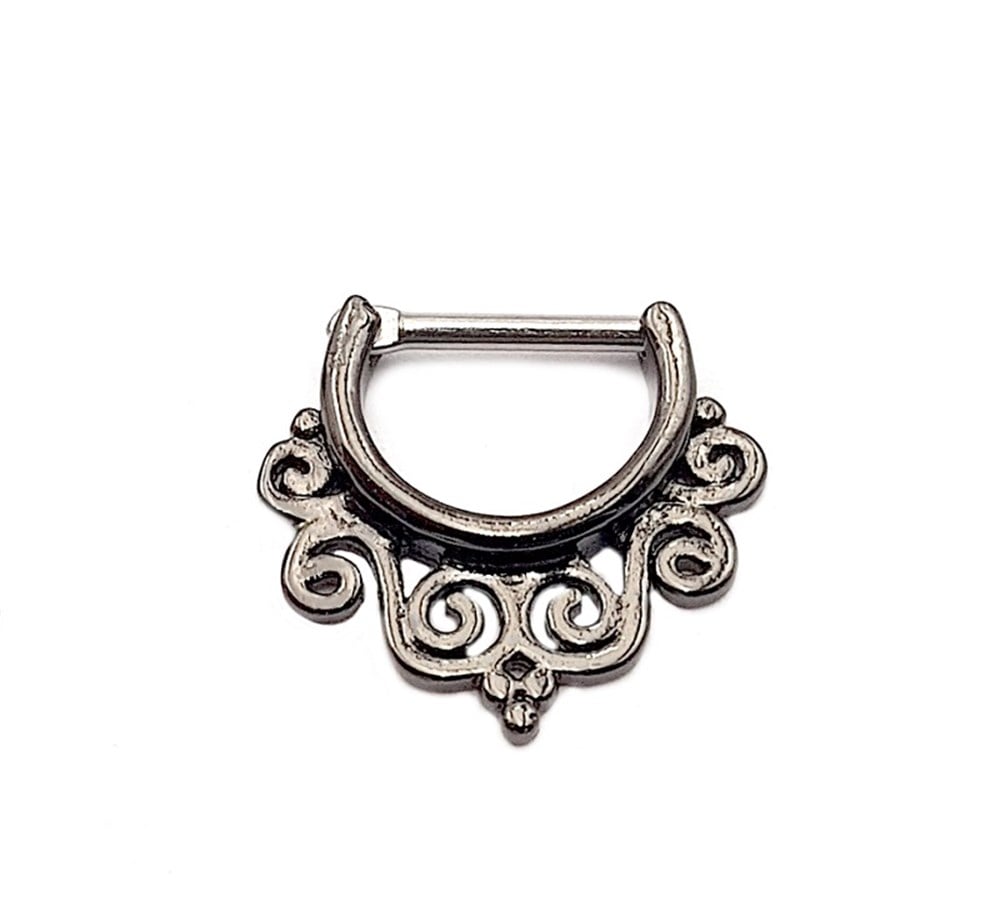Welch Çelik Lotus Çiçeği Septum Piercing
